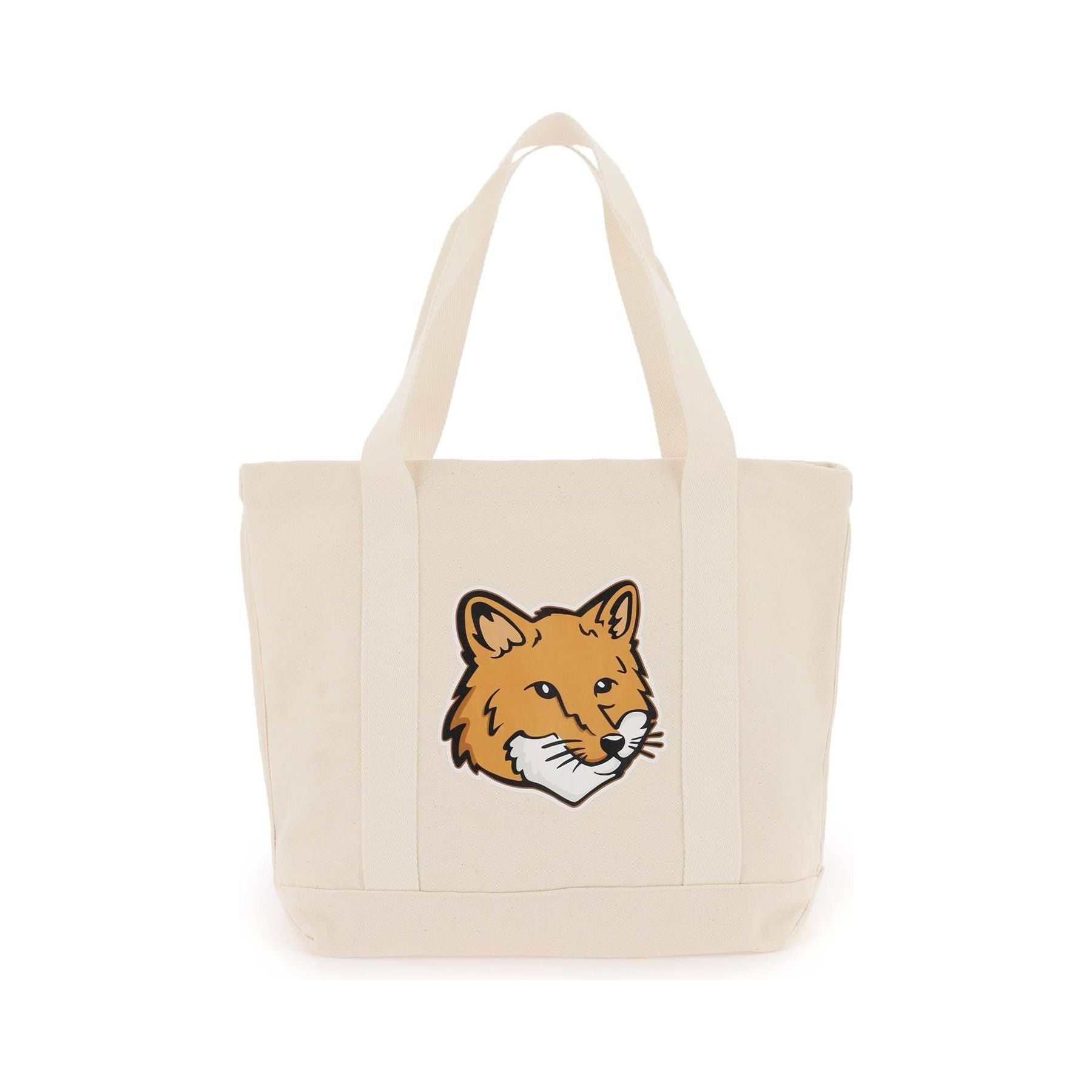 MAISON KITSUNE-Fox Head Tote Bag -JOHN JULIA.