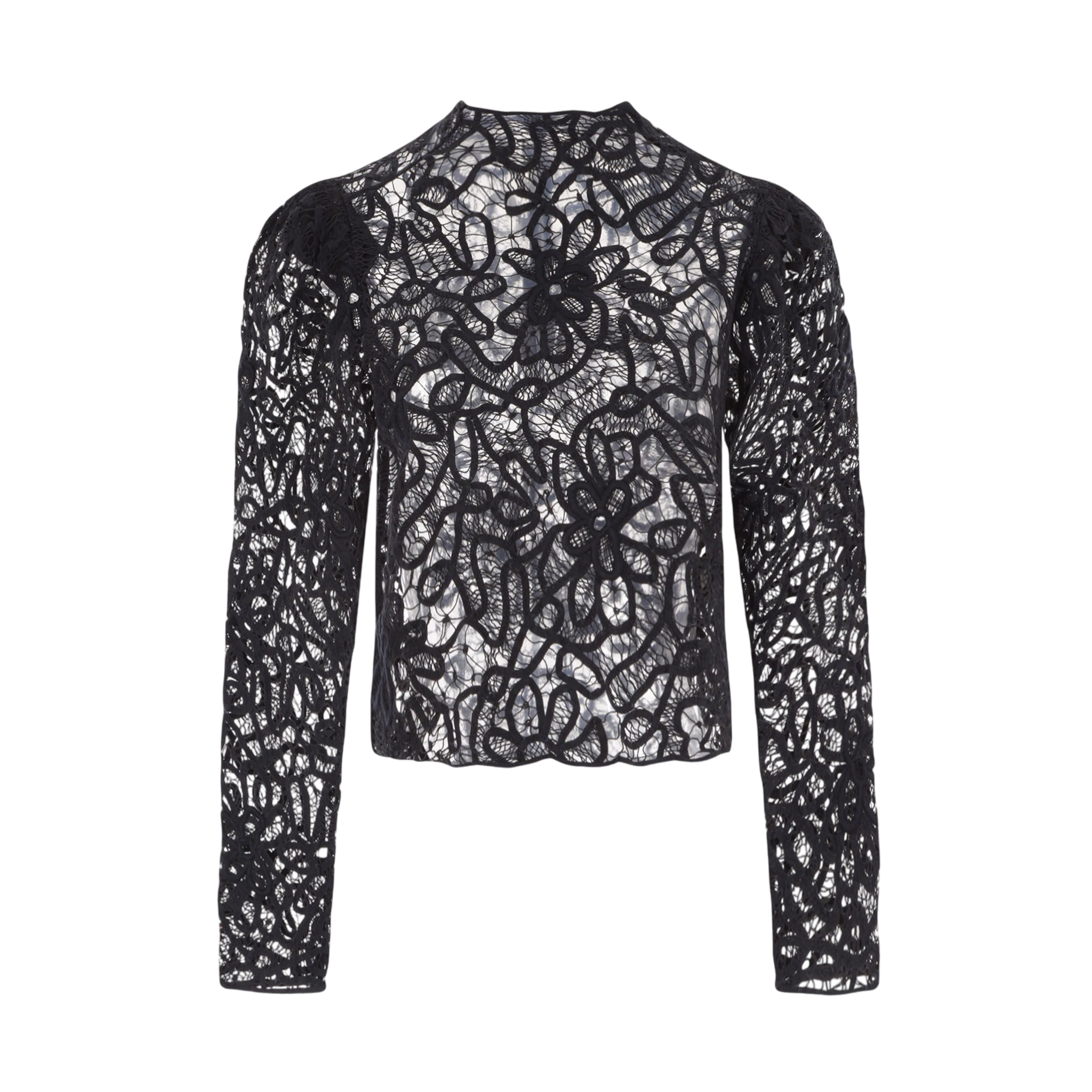 Lace Cropped Top-ISABEL MARANT-JOHN JULIA