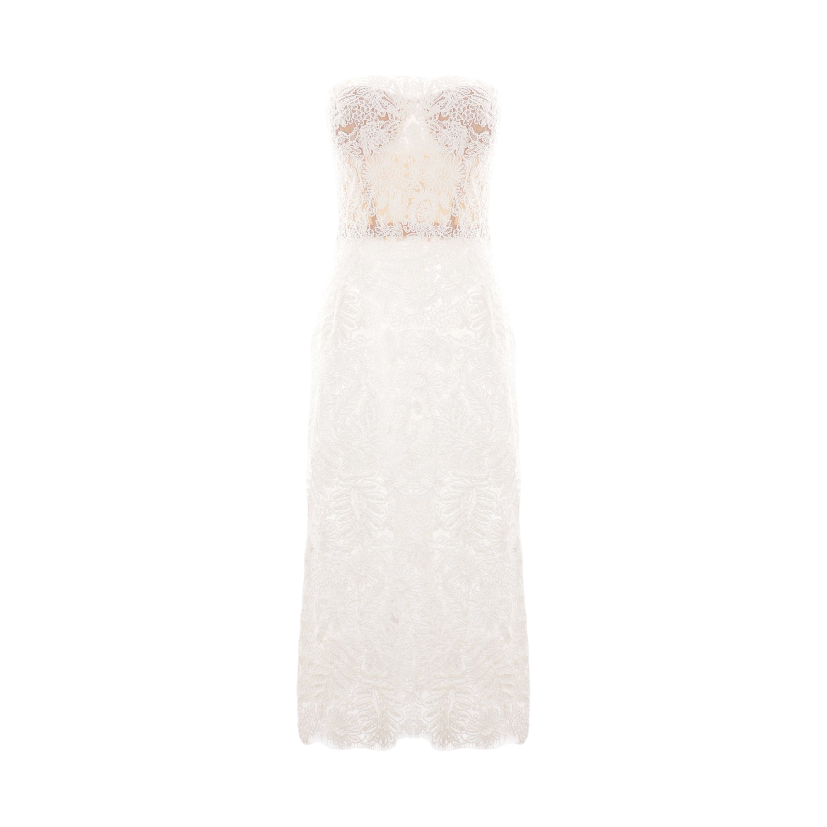 Lace Midi Dress-ERMANNO SCERVINO-JOHN JULIA