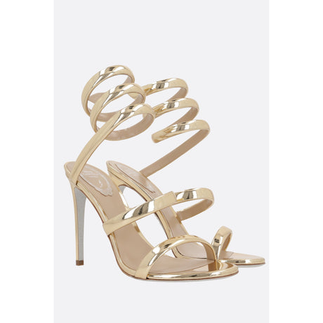 Laminated Leather Cleo Sandals-RENÉ CAOVILLA-JOHN JULIA