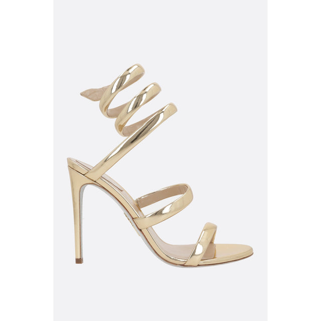 Laminated Leather Cleo Sandals-RENÉ CAOVILLA-JOHN JULIA