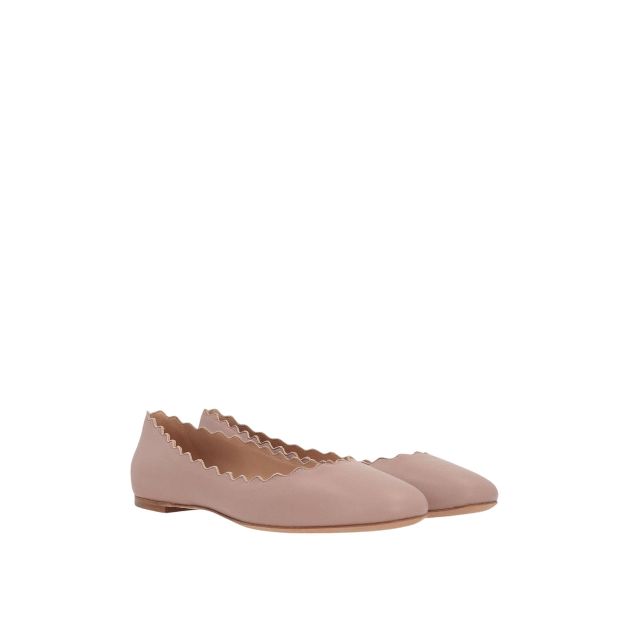 Lauren Nappa Leather Ballerinas-CHLOÉ-JOHN JULIA