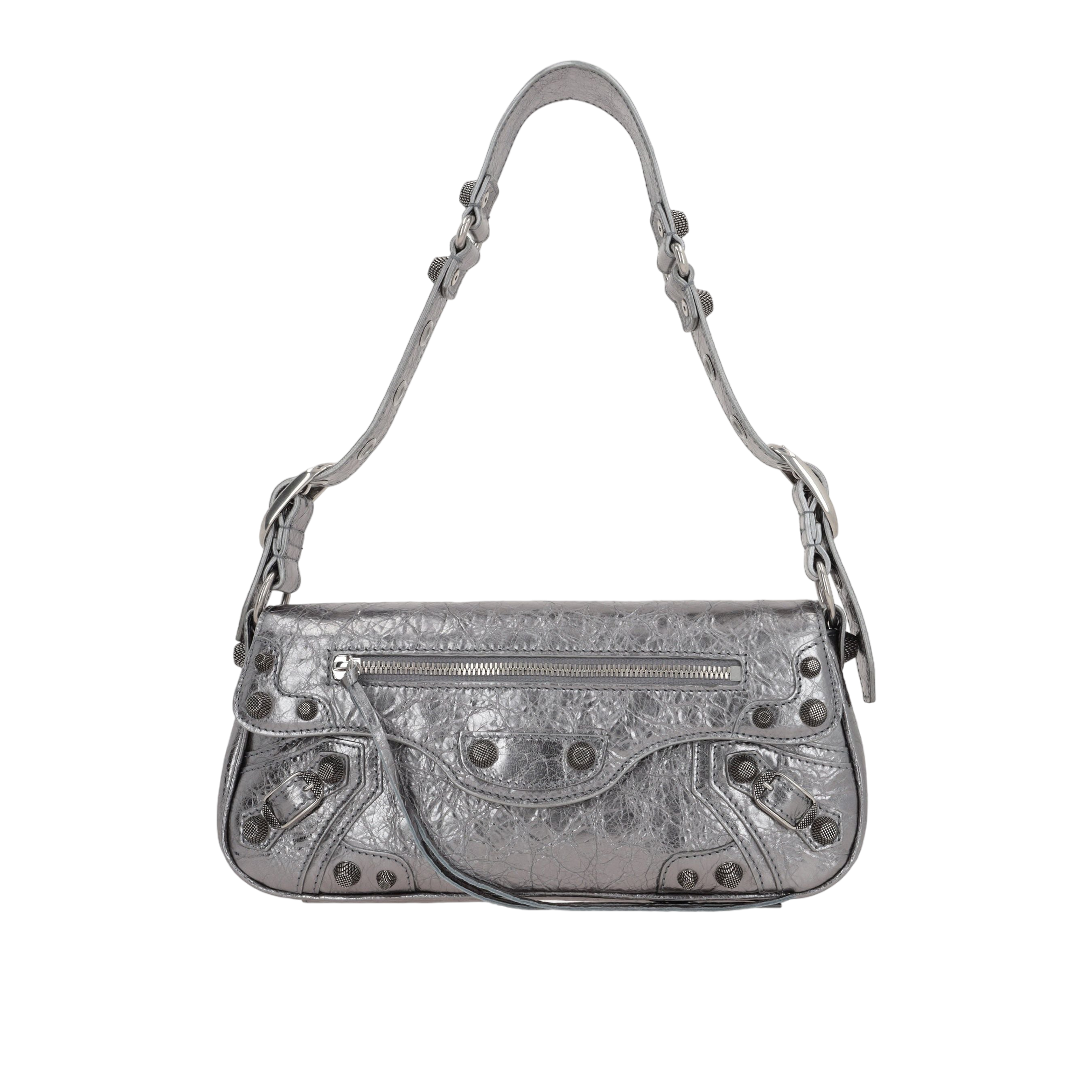 Le Cagole Sling Laminated Shoulder Bag-BALENCIAGA-JOHN JULIA