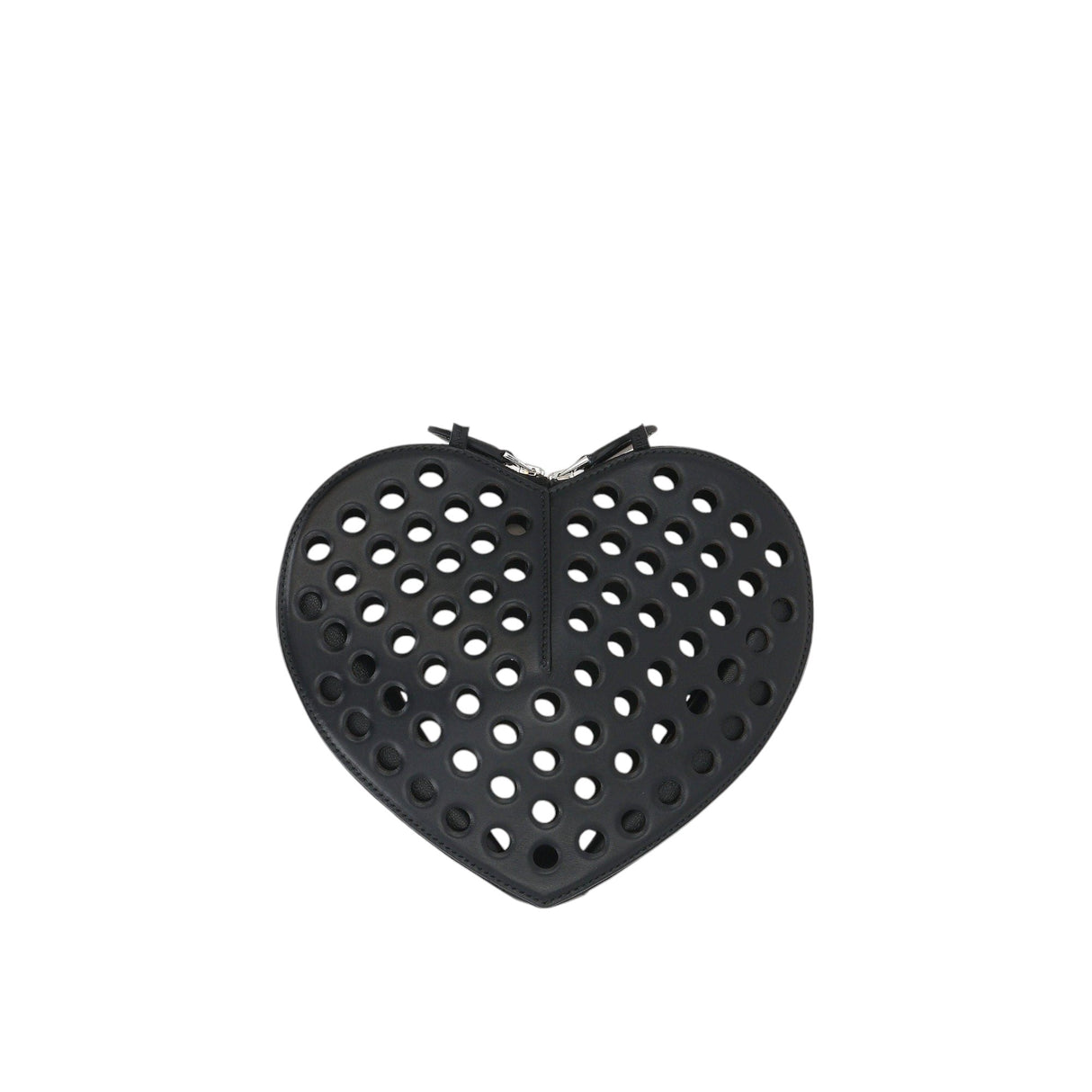 Le Coeur Perforated Nappa Shoulder Bag-ALAÏA-JOHN JULIA