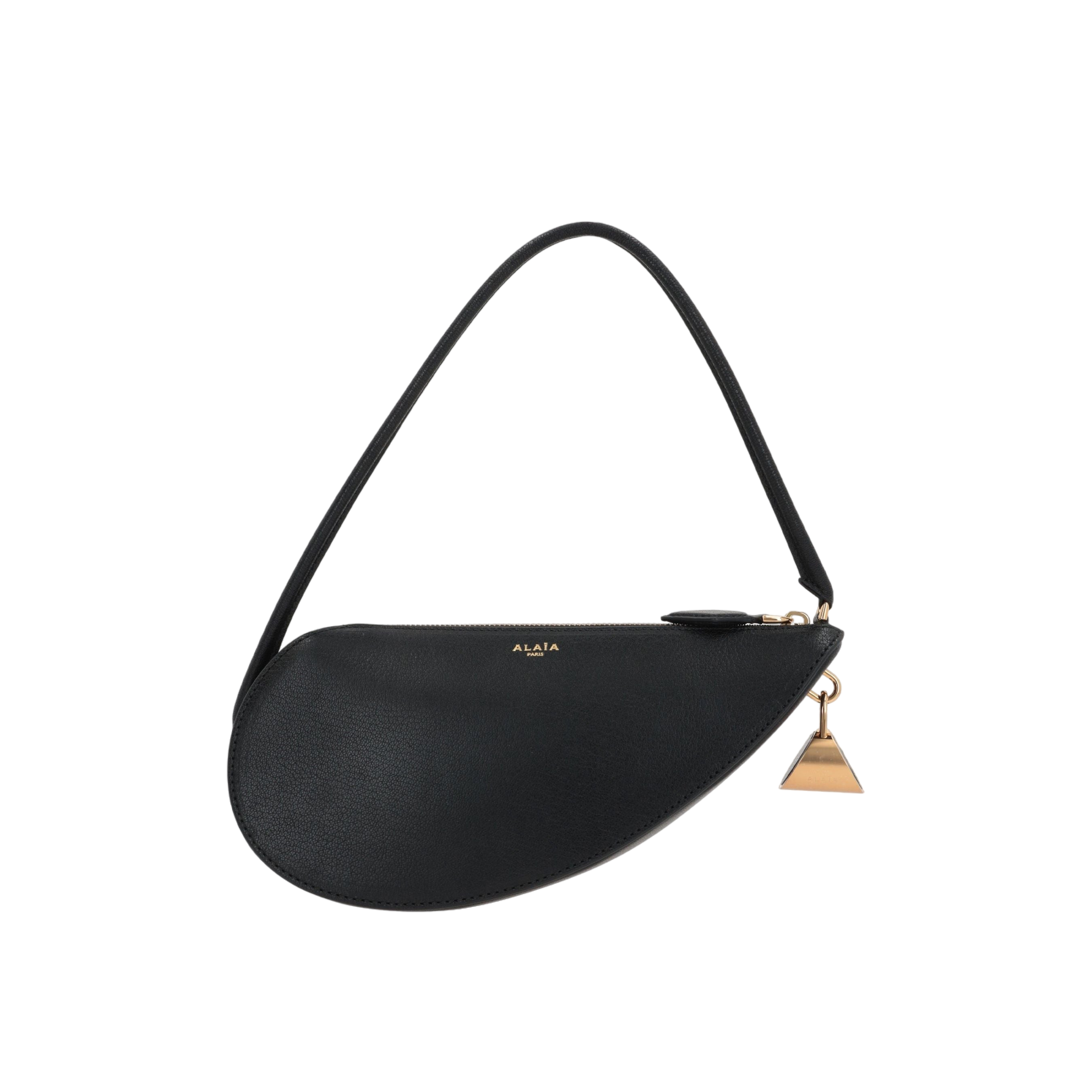 Le Demi Coeur Grainy Handbag-ALAÏA-JOHN JULIA