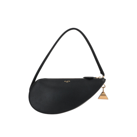 Le Demi Coeur Grainy Handbag-ALAÏA-JOHN JULIA