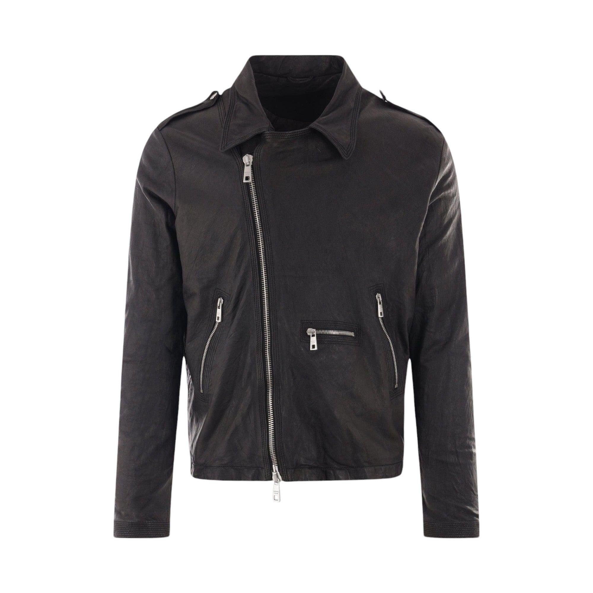 Leather Jacket-GIORGIO BRATO-JOHN JULIA