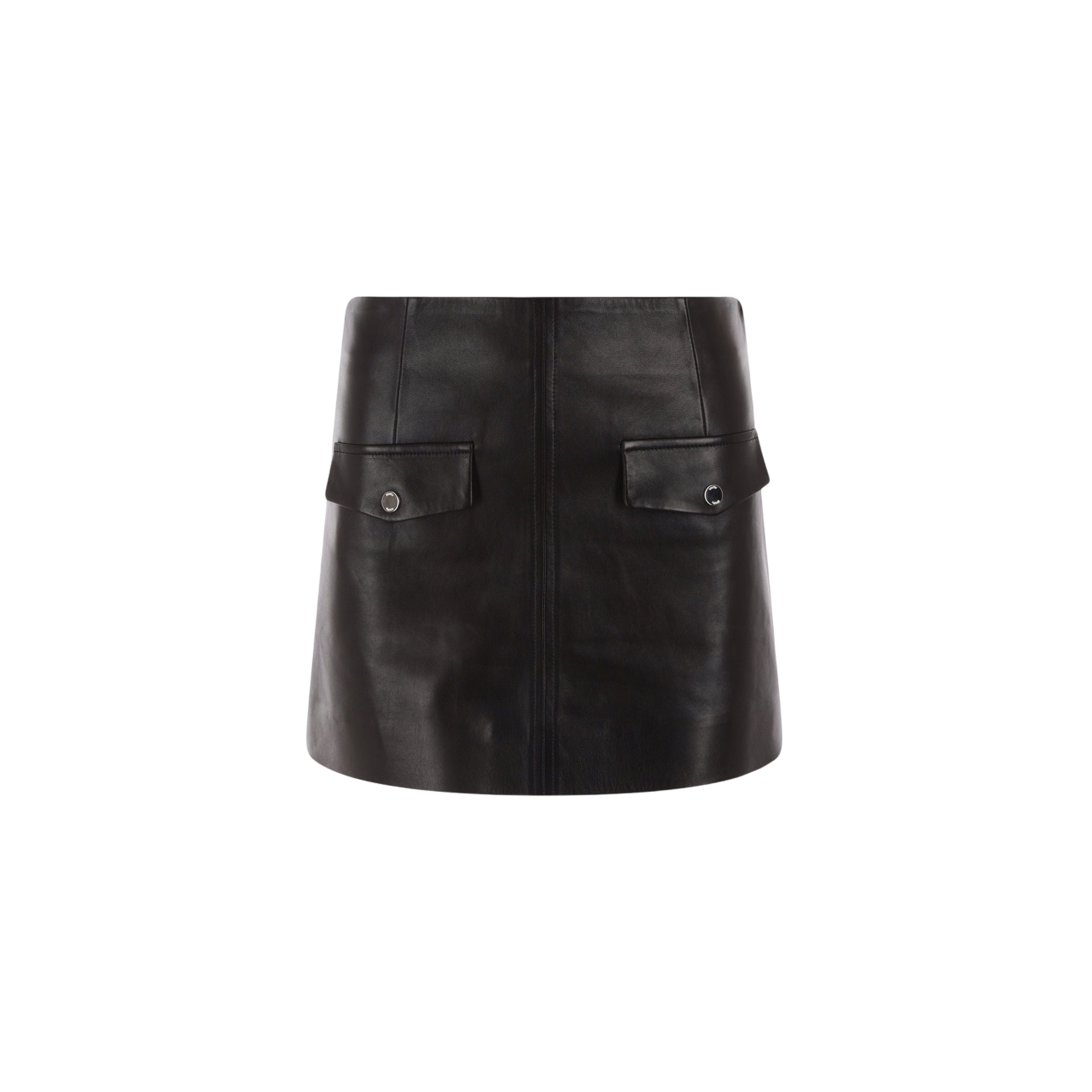 Leather Miniskirt-DROME-JOHN JULIA