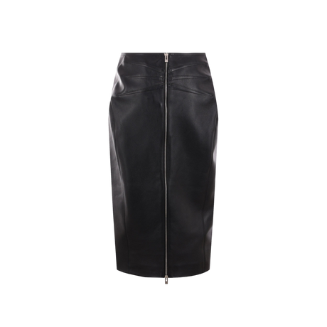 Leather Skirt-ALAÏA-JOHN JULIA