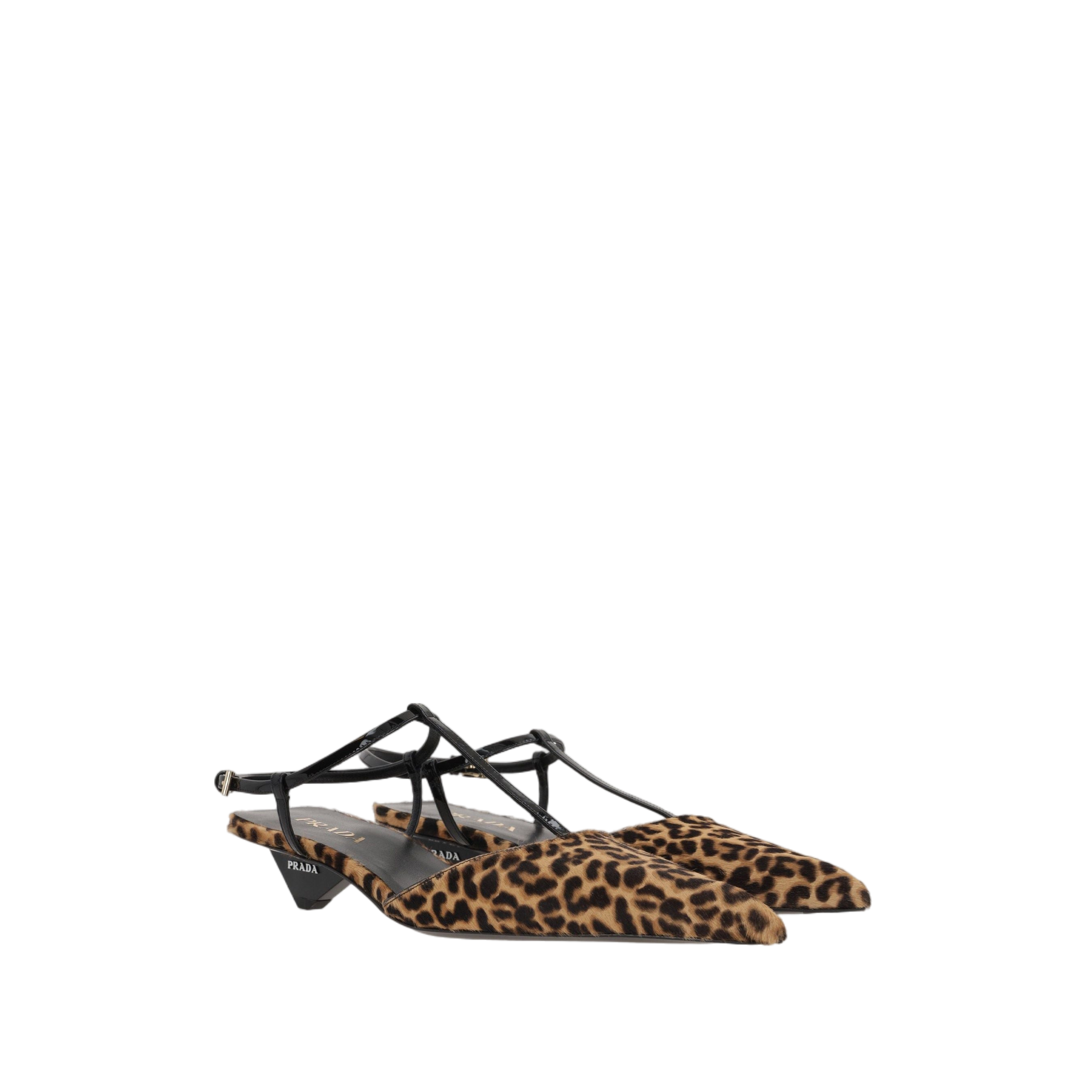 Leopard-Printed Calf Hair Slingbacks-PRADA-JOHN JULIA