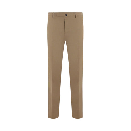 Lightweight Poplin Slim-fit Pants-INCOTEX-JOHN JULIA