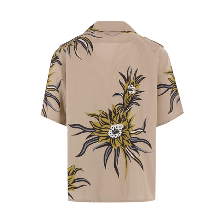 Lilium Poplin Bowling Shirt-PRADA-JOHN JULIA