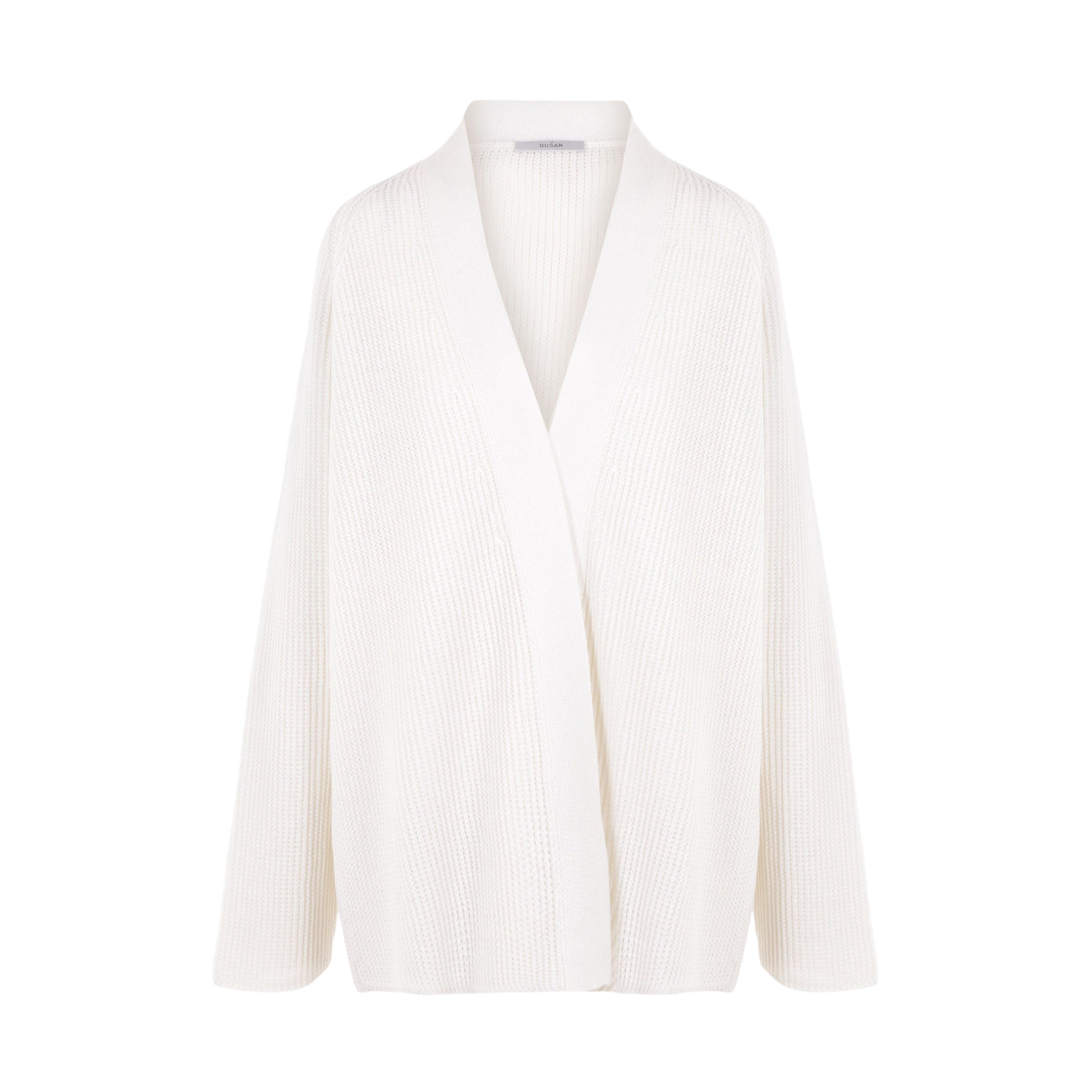 Linen Cashmere Silk Cardigan-DUSAN-JOHN JULIA