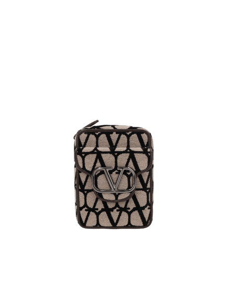 VALENTINO GARAVANI-Locò Mini Toile Iconographe Crossbody Bag-JOHN JULIA