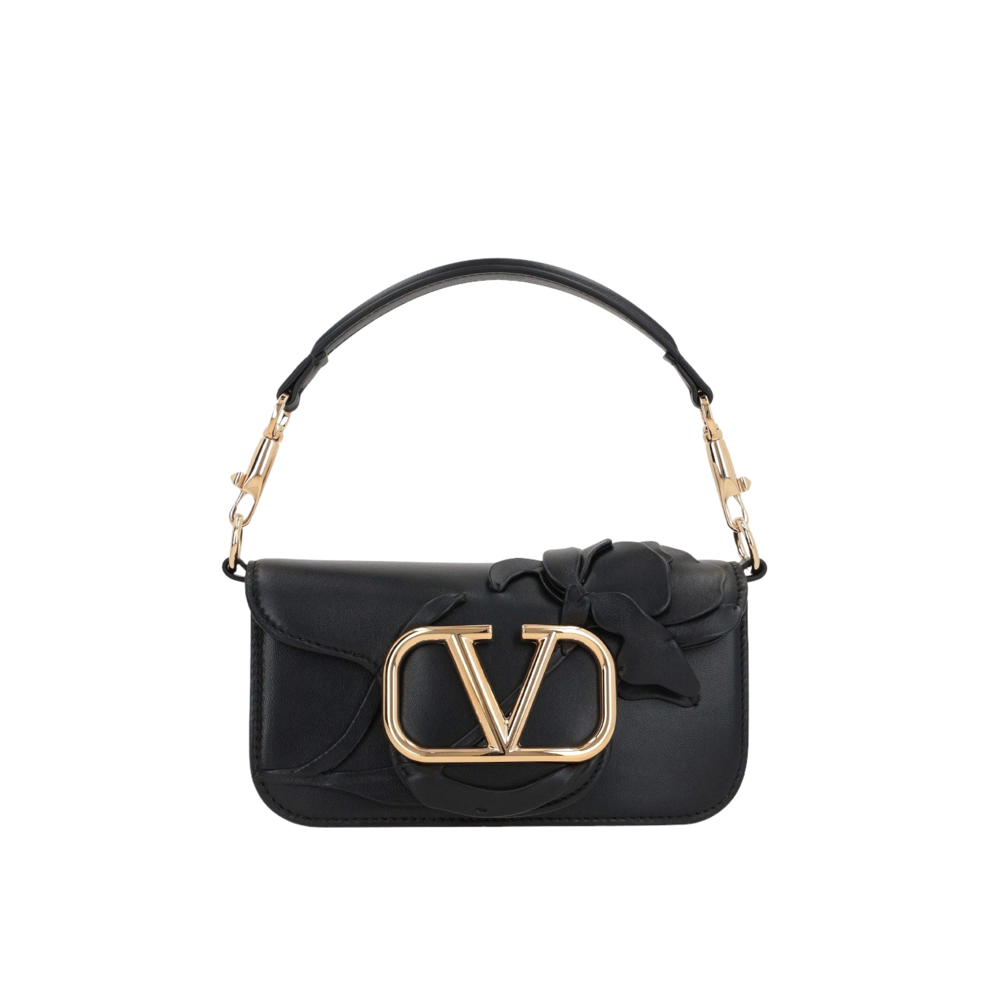 Locò Small Smooth Leather Handbag-VALENTINO GARAVANI-JOHN JULIA