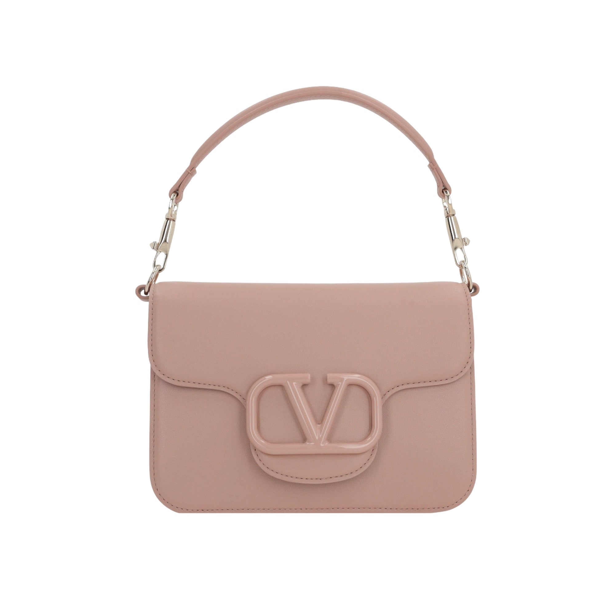 Locò Smooth Leather Shoulder Bag-VALENTINO GARAVANI-JOHN JULIA