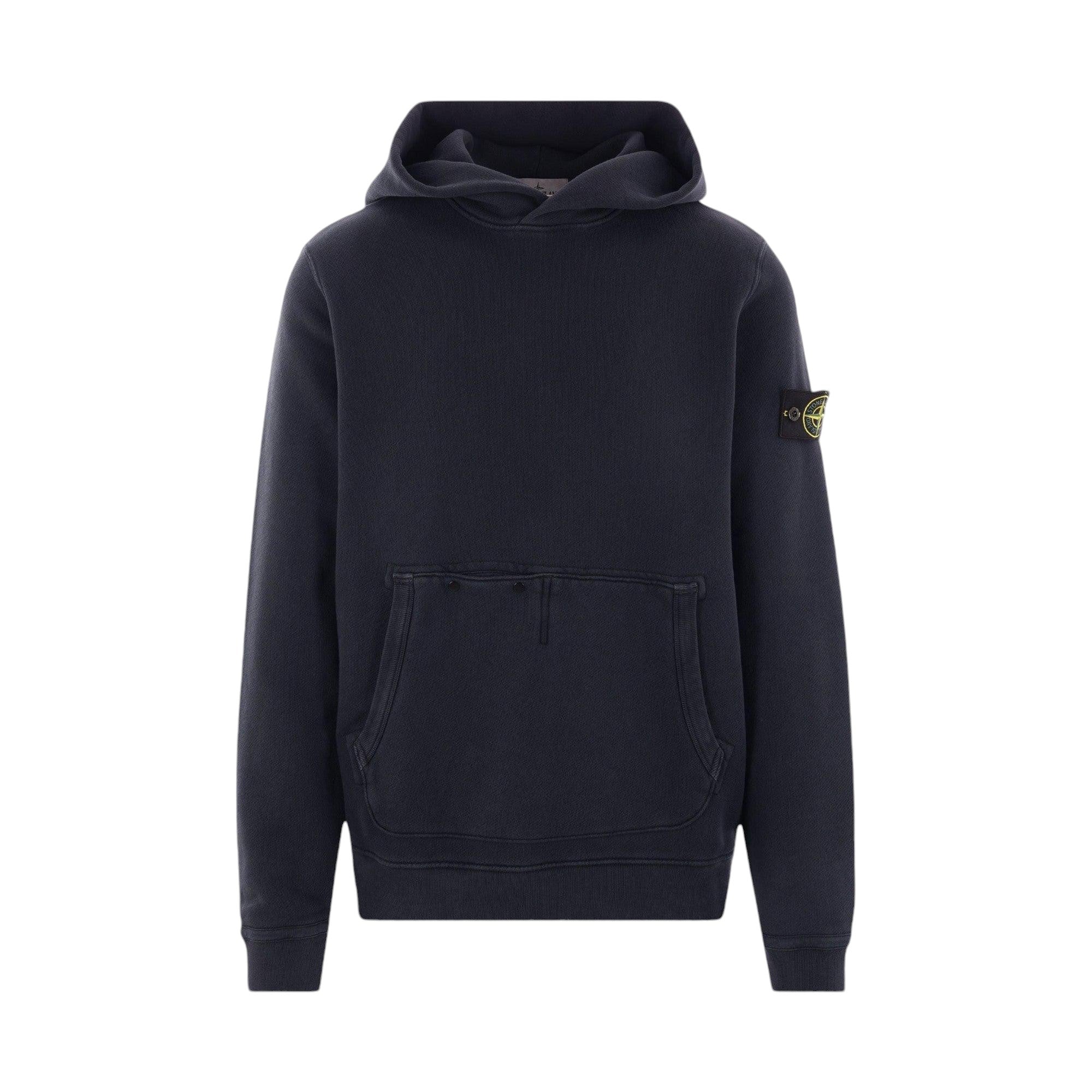 Logo Badge Jersey Hoodie-STONE ISLAND-JOHN JULIA