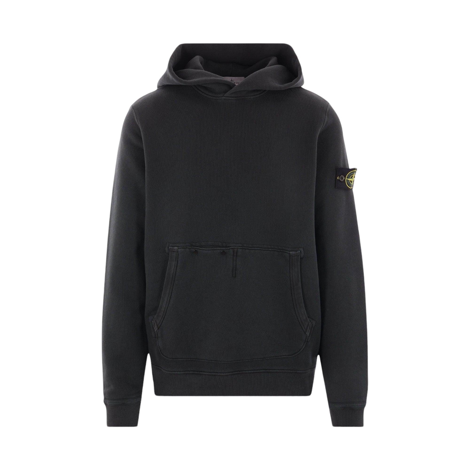 Logo Badge Jersey Hoodie-STONE ISLAND-JOHN JULIA