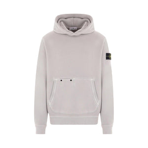 Logo Badge Jersey Hoodie-STONE ISLAND-JOHN JULIA