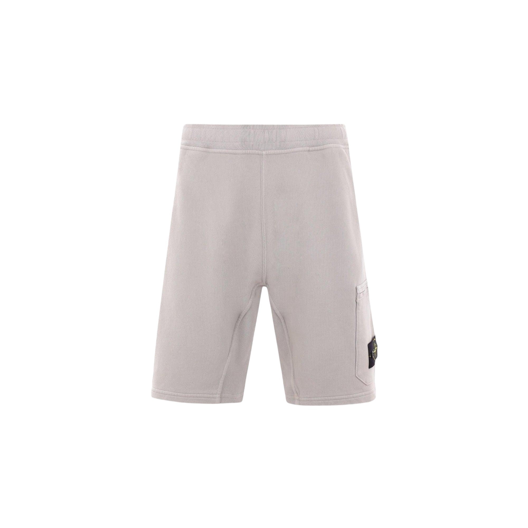 Logo Badge Jersey Shorts-STONE ISLAND-JOHN JULIA