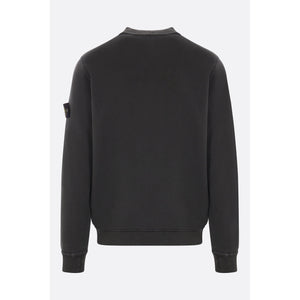 Logo Badge Jersey Sweatshirt-STONE ISLAND-JOHN JULIA