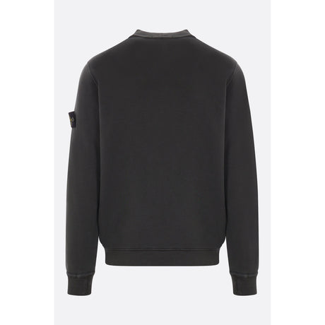 Logo Badge Jersey Sweatshirt-STONE ISLAND-JOHN JULIA