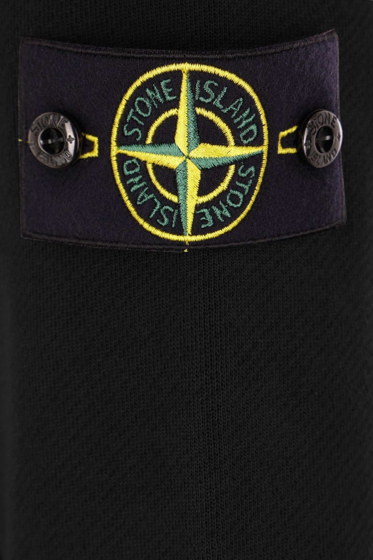 Logo Badge Jersey Sweatshirt-STONE ISLAND-JOHN JULIA