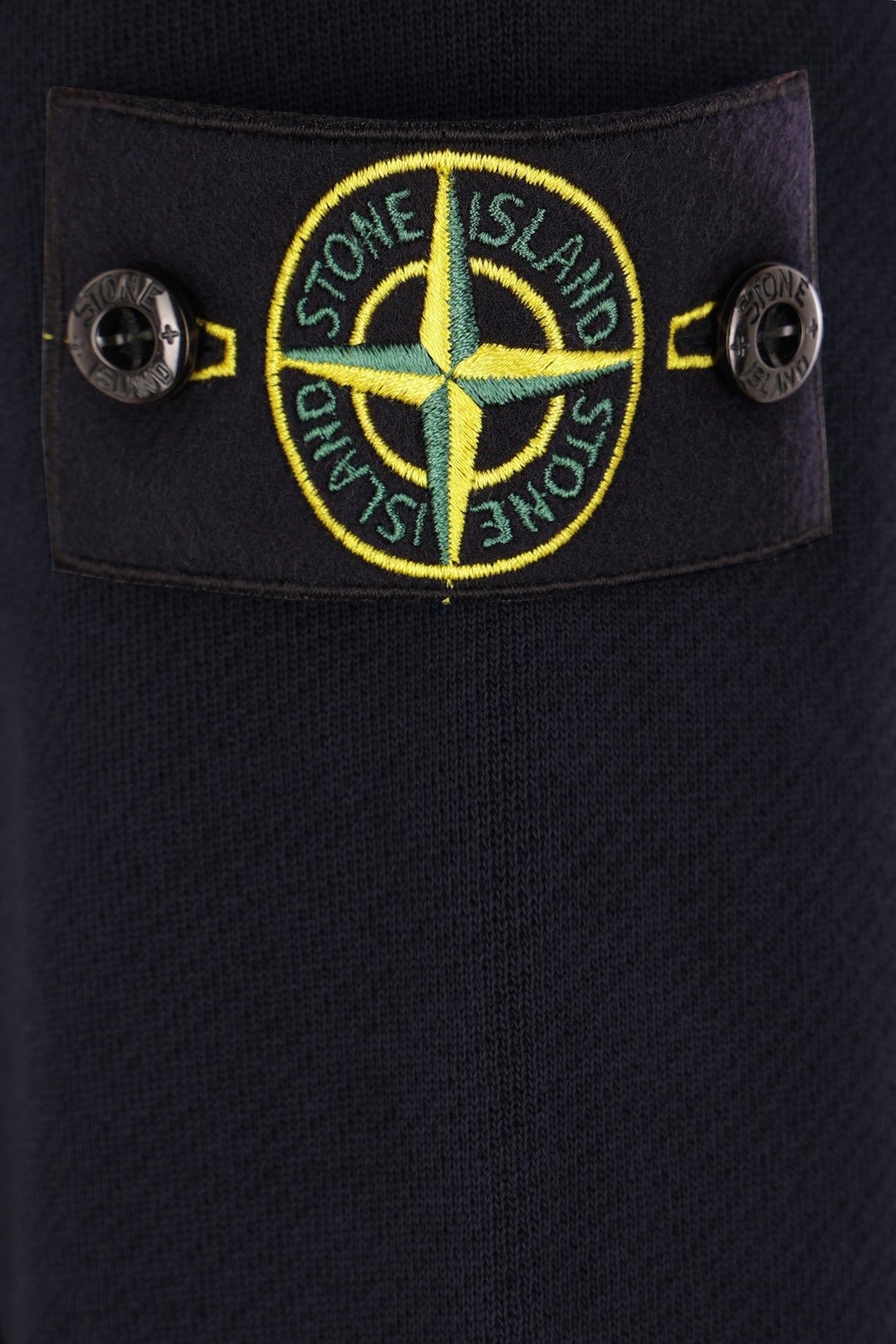 Logo Badge Jersey Sweatshirt-STONE ISLAND-JOHN JULIA