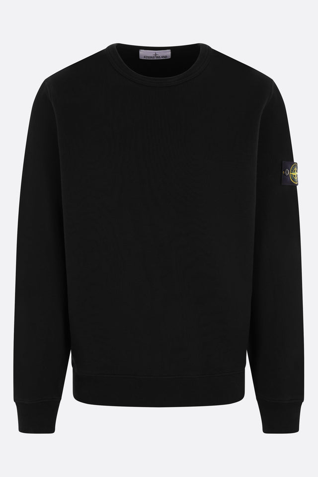 Logo Badge Jersey Sweatshirt-STONE ISLAND-JOHN JULIA