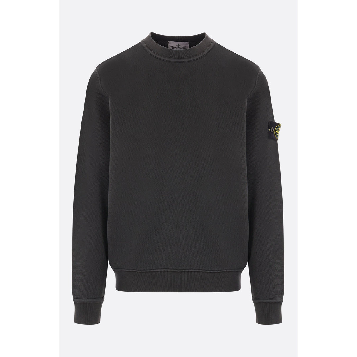 Logo Badge Jersey Sweatshirt-STONE ISLAND-JOHN JULIA