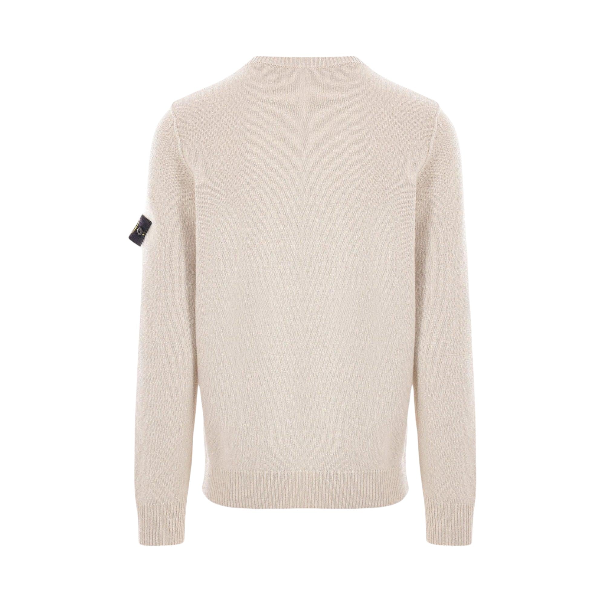 Logo Badge Wool Sweater-STONE ISLAND-JOHN JULIA