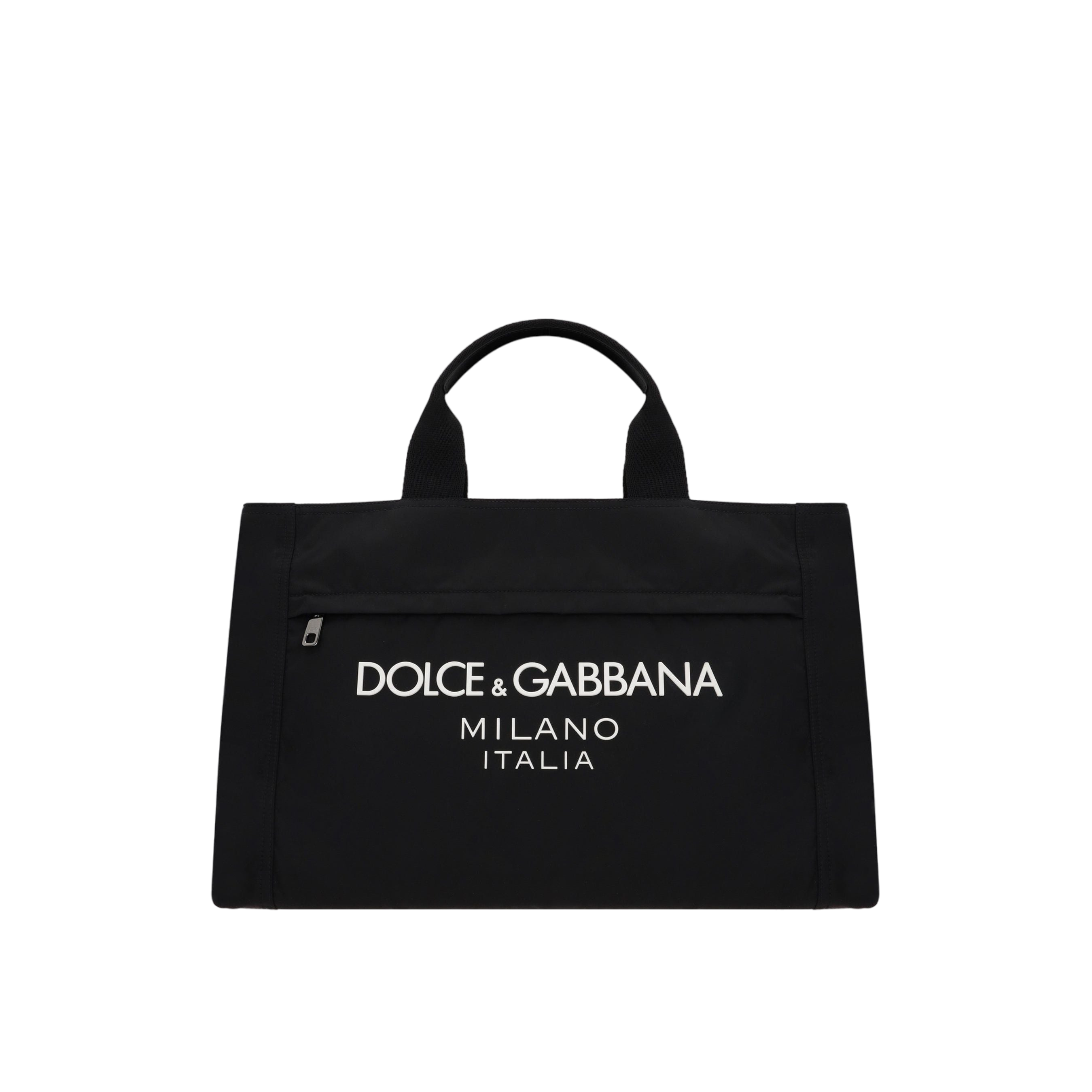 Logo-Detailed Nylon Handbag-DOLCE & GABBANA-JOHN JULIA