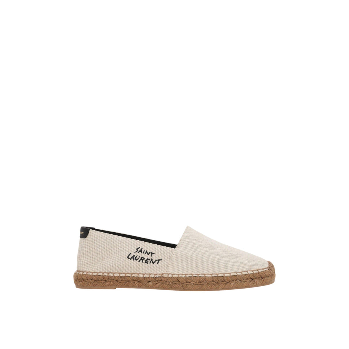 Logo Embroidered Canvas Espadrilles-SAINT LAURENT-JOHN JULIA