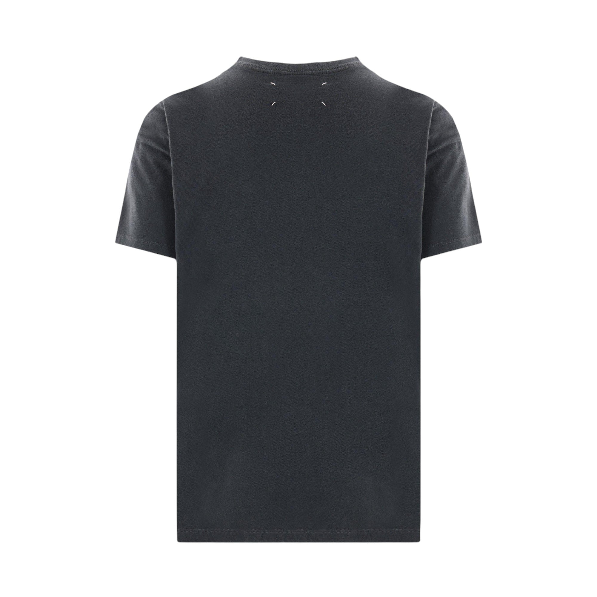 Logo Embroidered Cotton T-shirt-MAISON MARGIELA-JOHN JULIA