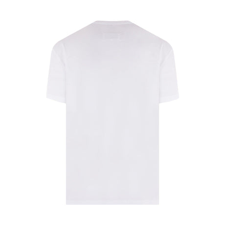 Logo Embroidered Cotton T-shirt-MAISON MARGIELA-JOHN JULIA