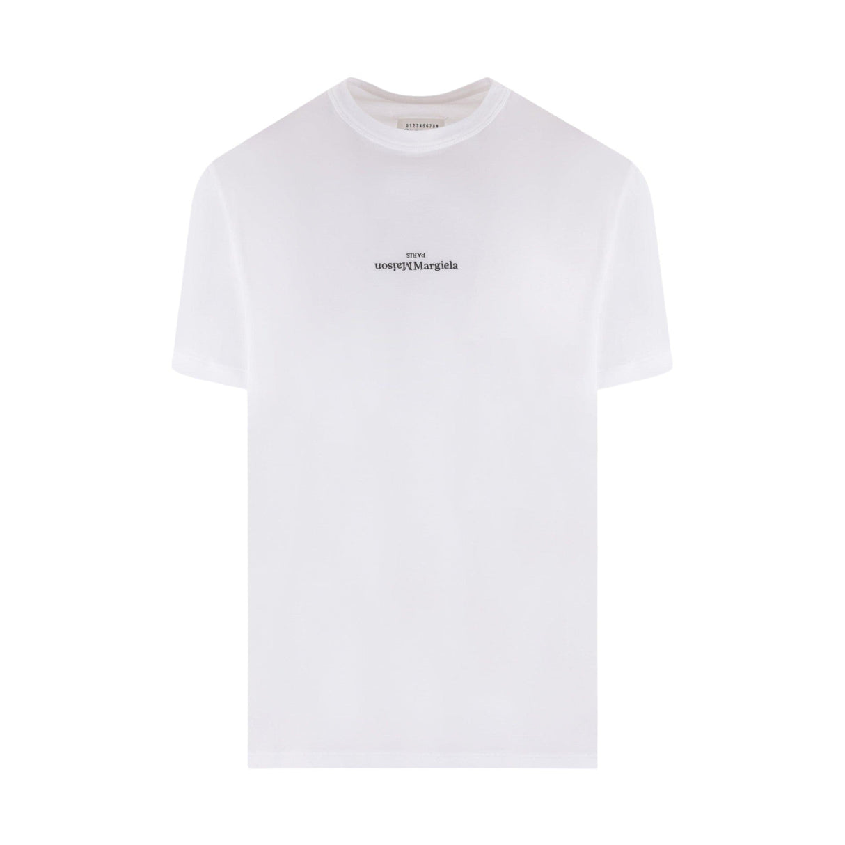 Logo Embroidered Cotton T-shirt-MAISON MARGIELA-JOHN JULIA