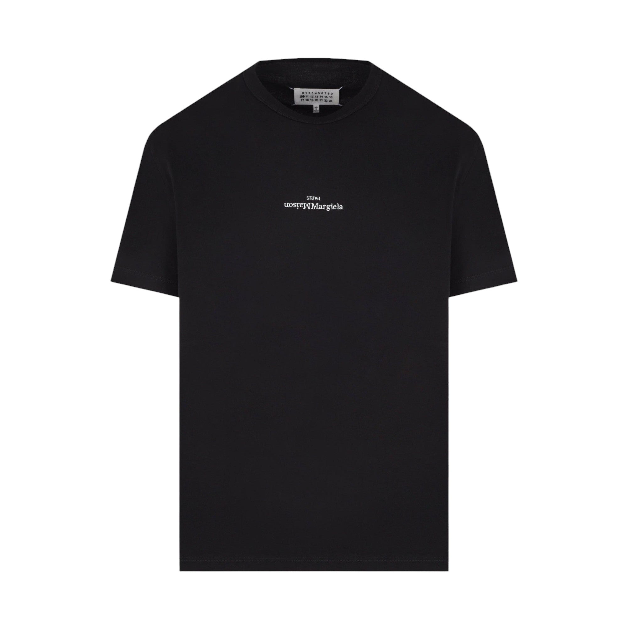 Logo Embroidered Cotton T-shirt-MAISON MARGIELA-JOHN JULIA