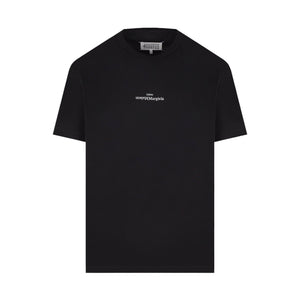 Logo Embroidered Cotton T-shirt-MAISON MARGIELA-JOHN JULIA