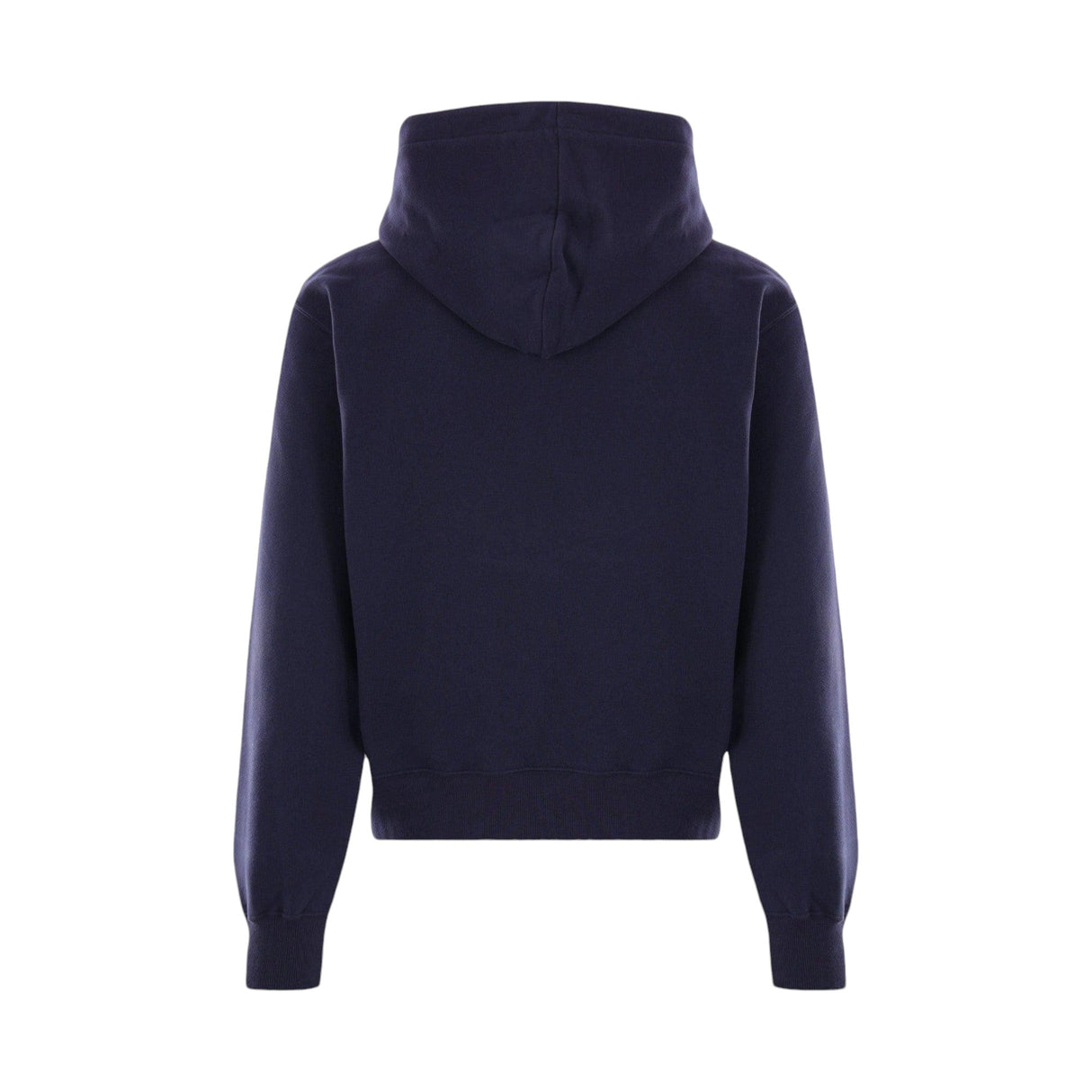 Logo Embroidered Fleece Hoodie-SAINT LAURENT-JOHN JULIA