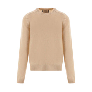 Logo Embroidered Wool Sweater-GUCCI-JOHN JULIA