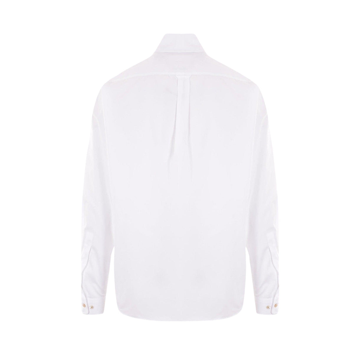 Logo Embroidery Poplin Shirt-PALM ANGELS-JOHN JULIA