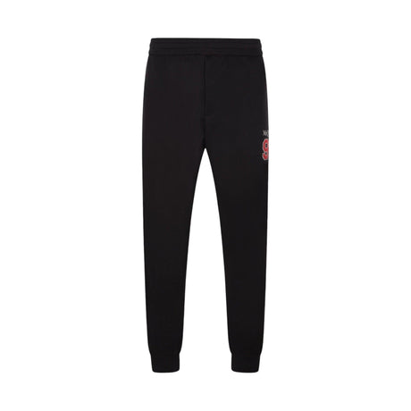 Logo Intarsia Mesh Joggers-ALEXANDER MCQUEEN-JOHN JULIA