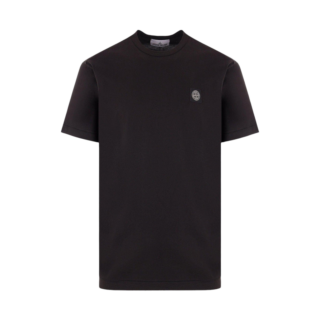 Logo Patch Cotton T-shirt-STONE ISLAND-JOHN JULIA