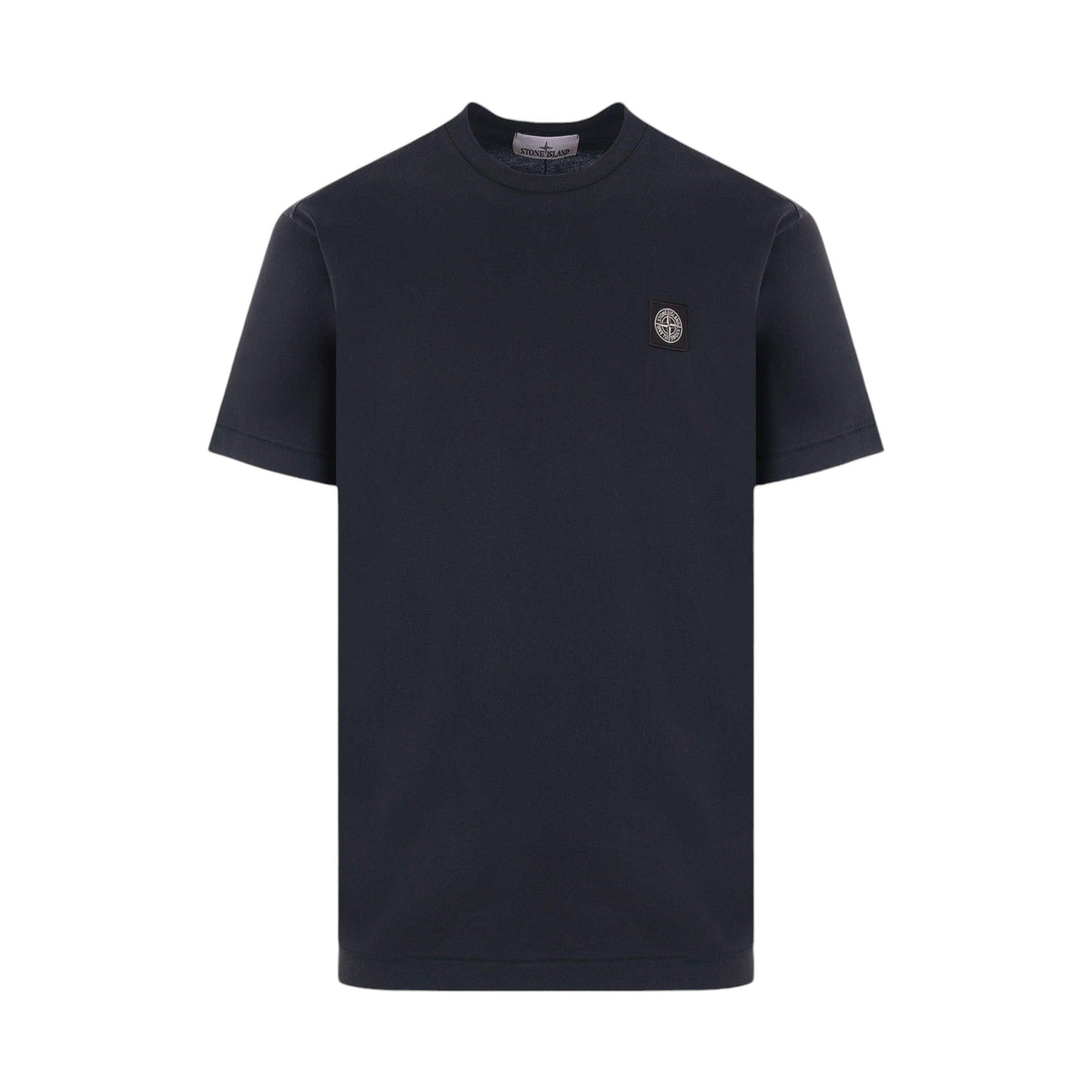 Logo Patch Cotton T-shirt-STONE ISLAND-JOHN JULIA