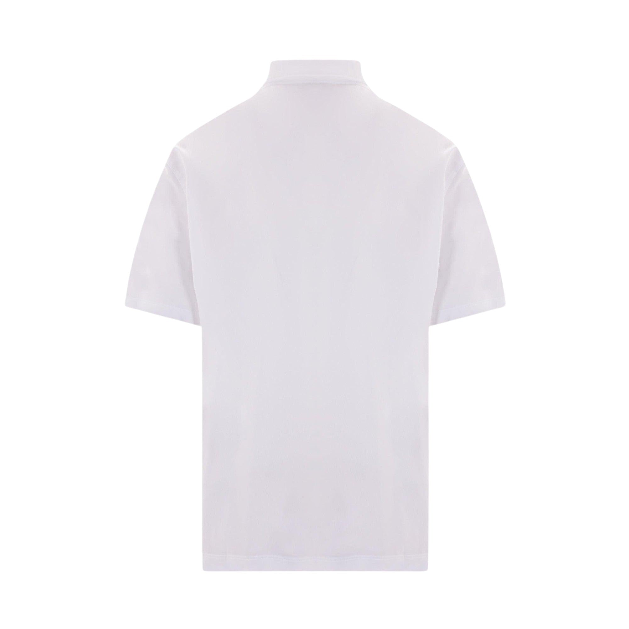 Logo Patch Jersey Polo Shirt-BRUNELLO CUCINELLI-JOHN JULIA