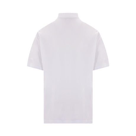 Logo Patch Jersey Polo Shirt-BRUNELLO CUCINELLI-JOHN JULIA