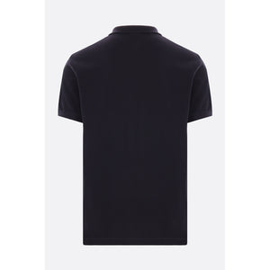 Logo Patch Piquet Polo Shirt-STONE ISLAND-JOHN JULIA