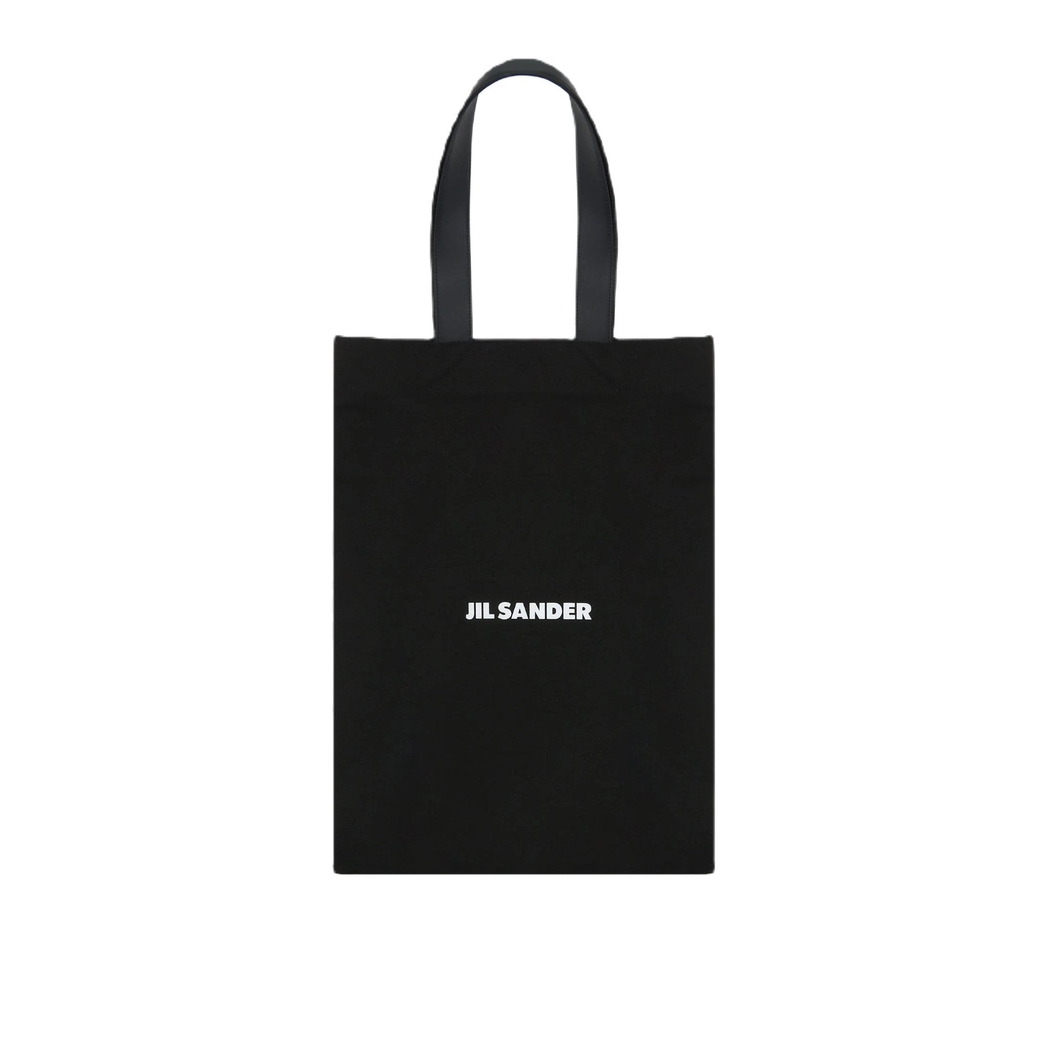 Logo Print Canvas Shopping Bag-JIL SANDER-JOHN JULIA