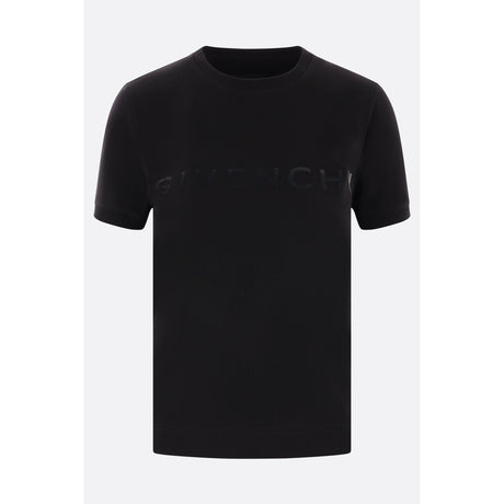 Logo Print Cotton T-shirt-GIVENCHY-JOHN JULIA