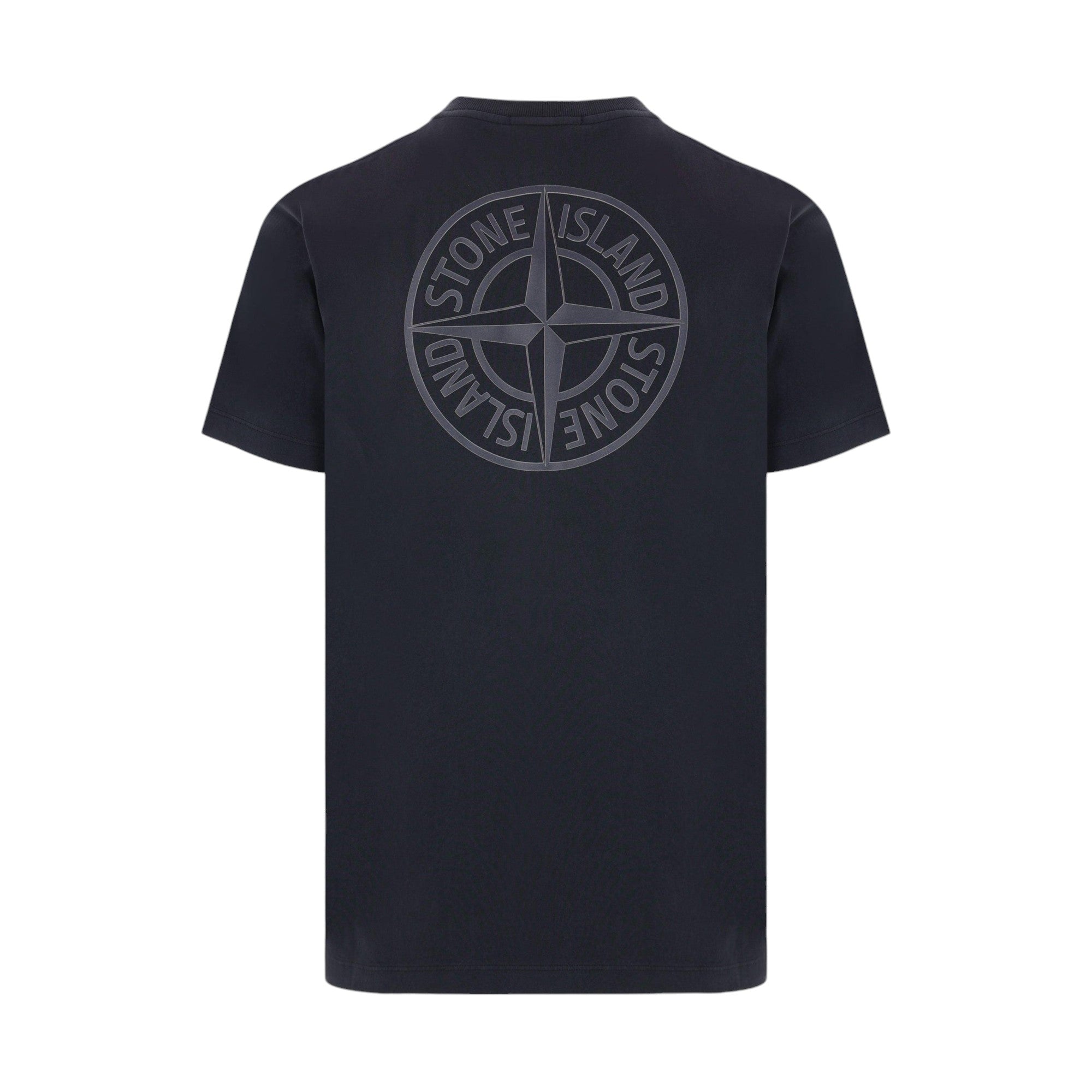 Logo Print Cotton T-shirt-STONE ISLAND-JOHN JULIA